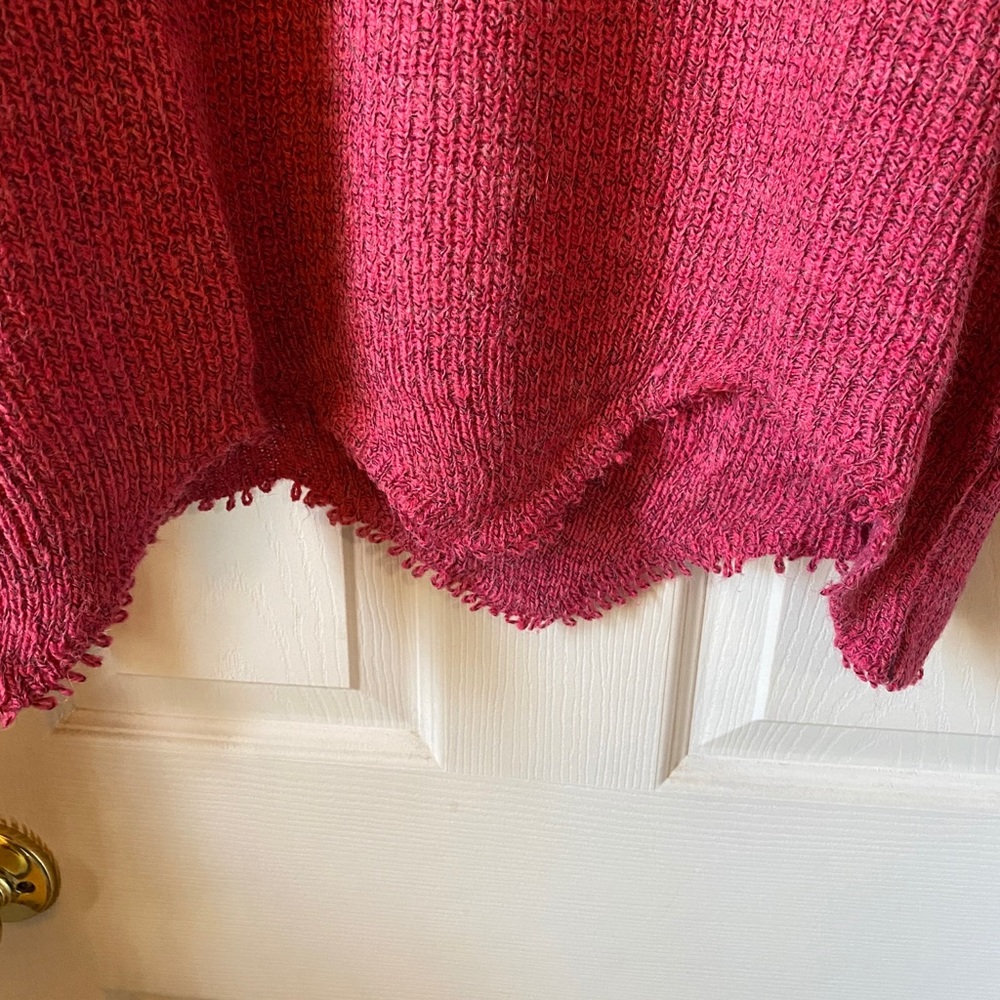 Raspberry Umgee Sweater - Picture 3 of 3